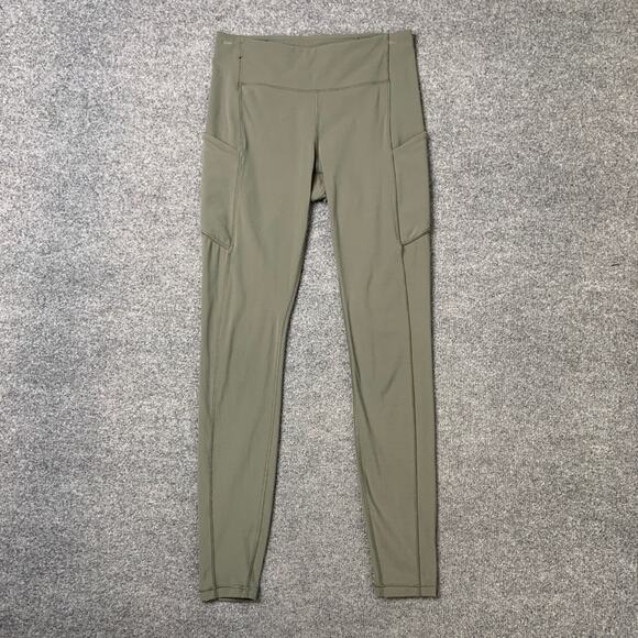 Lululemon Leggings Womens 6 Sage Speed Up Full On Luxtreme Wicking Stash Pockets - Picture 2 of 14